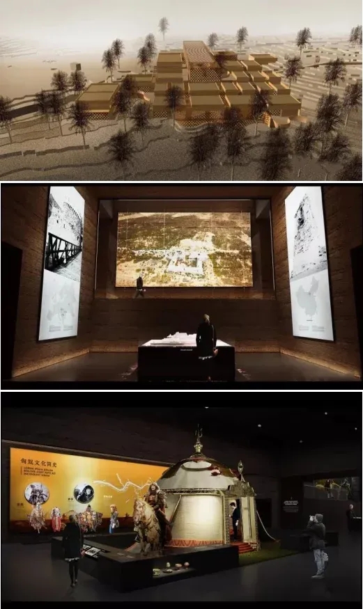 陜西靖邊縣統(tǒng)萬城遺址博物館及附···